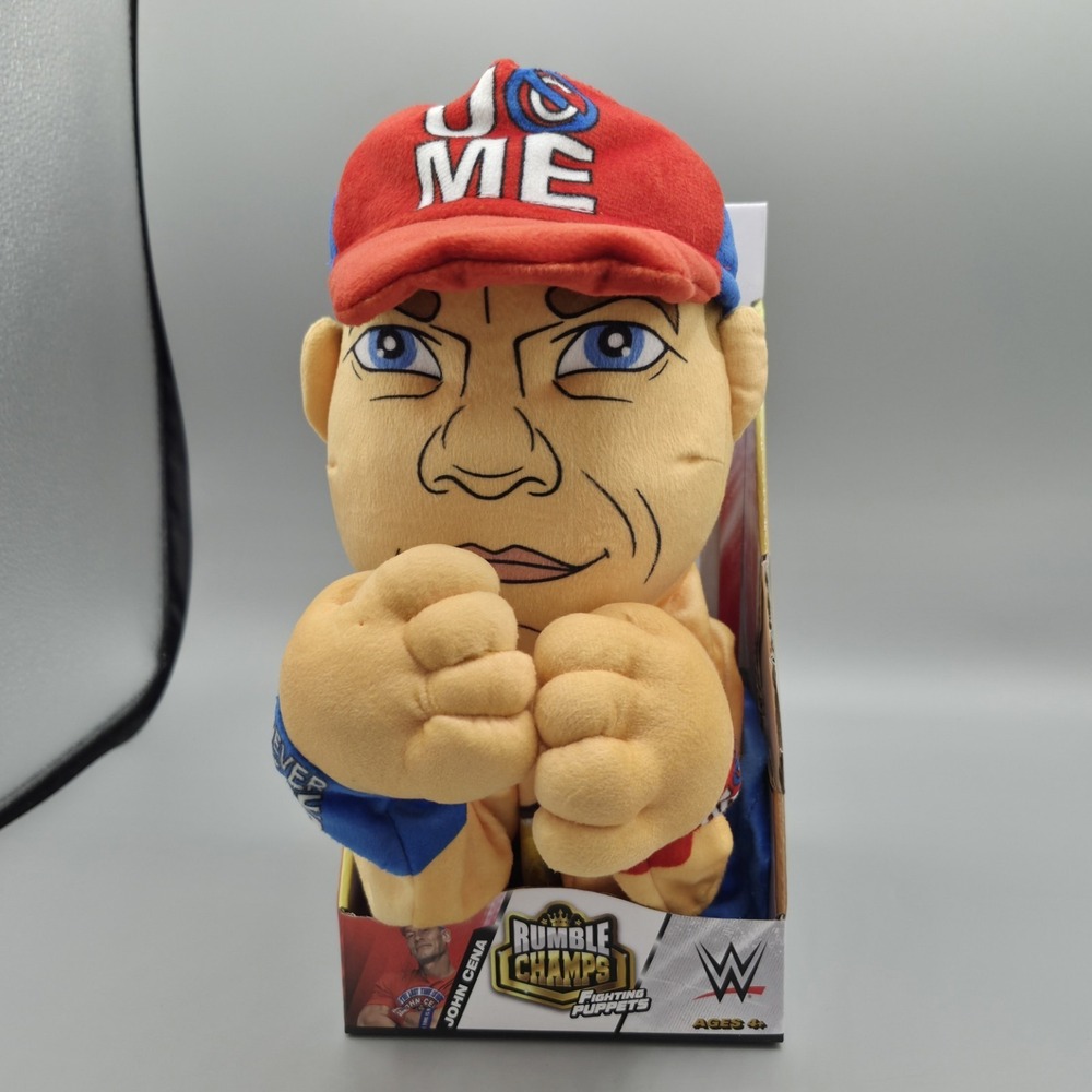 WWE Rumble John‎ Cena Fighting Puppet Rumbling Plush W/ Sound Effects Wrestling